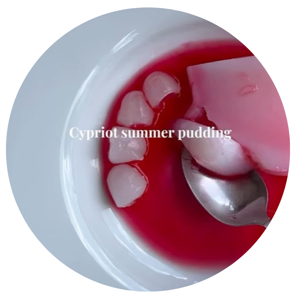 RECIPE  |  Mahalepi - Cypriot Summer Pudding by @Nicolettaskitchen