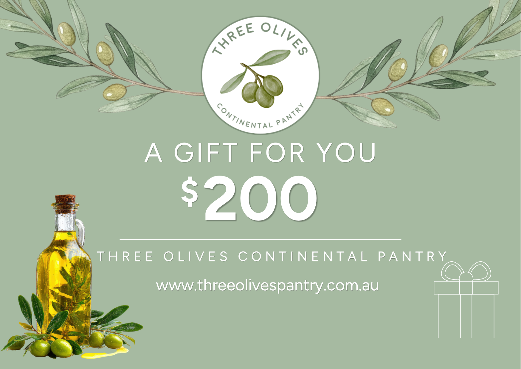 Three Olives Gift Cards