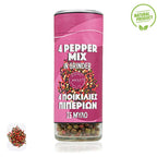 100% Pure Mixed 4 Pepper Grinder 50g