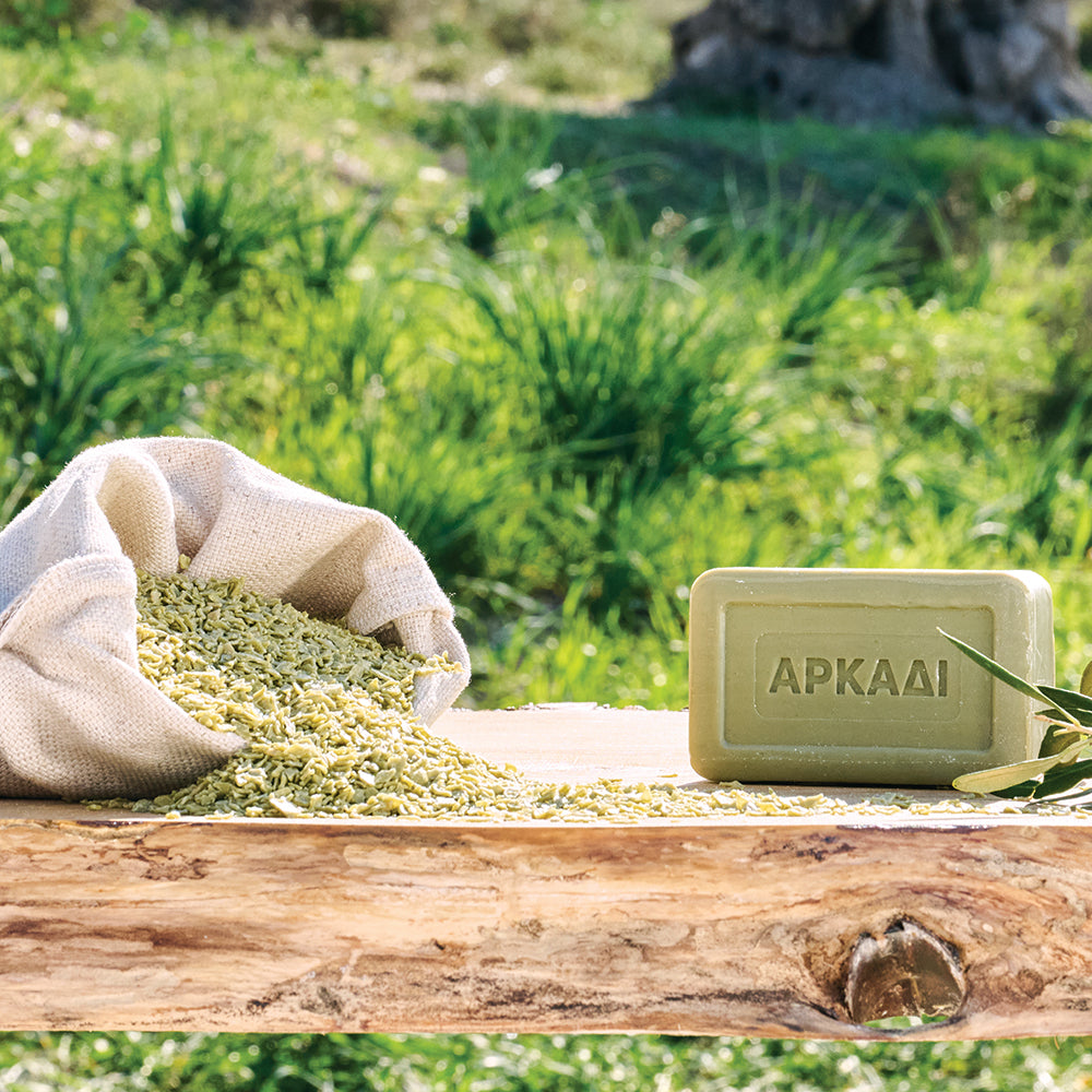 Arkadi Green Olive Oil Soap - 150g
