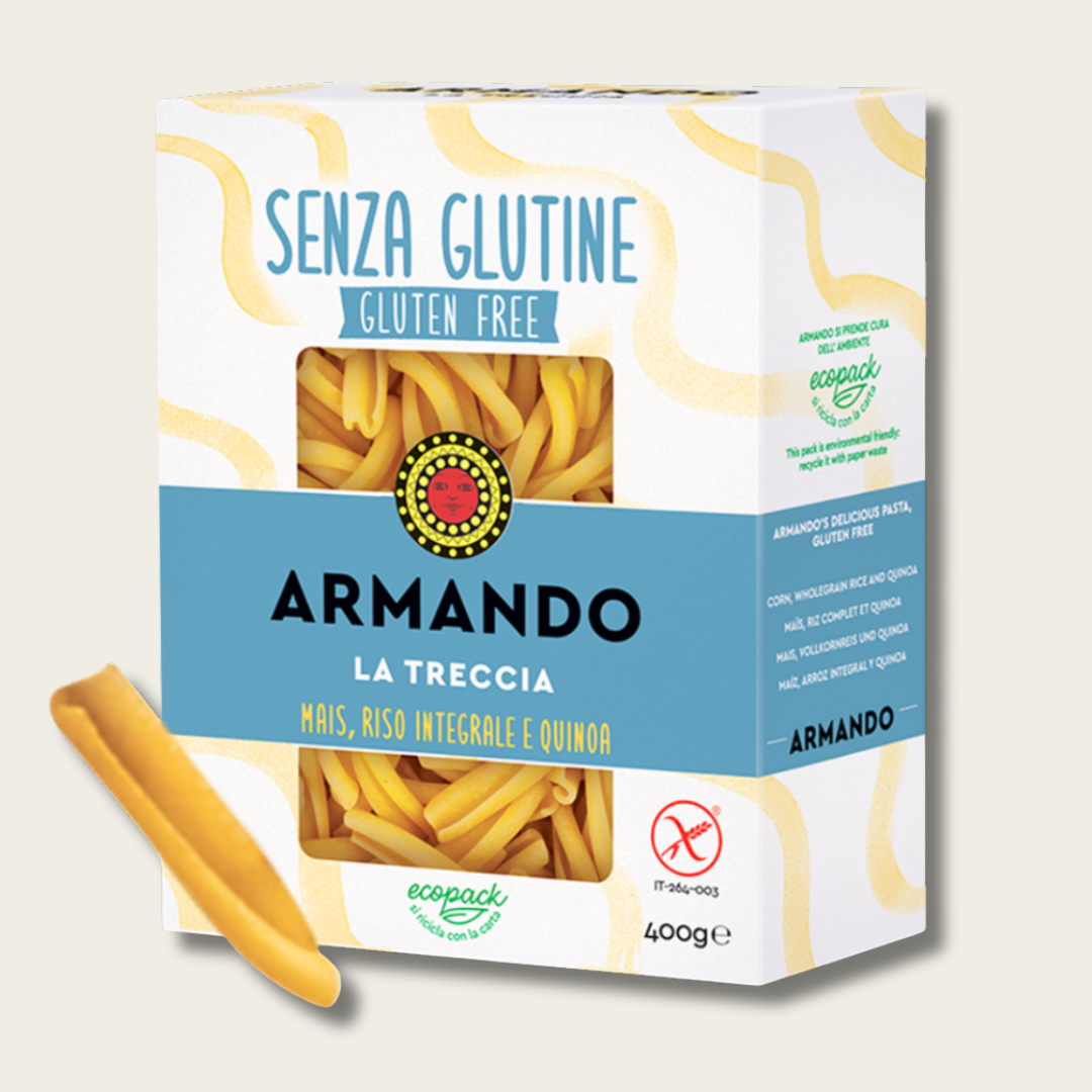 Armando Gluten Free Treccia Premium Italian Pasta - 400g