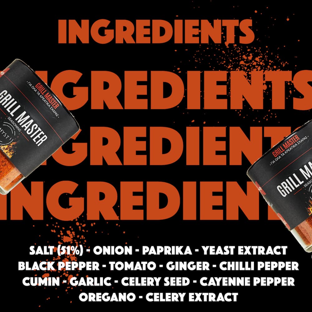 All Natural Grill Master Spice Mix | Greek 120g