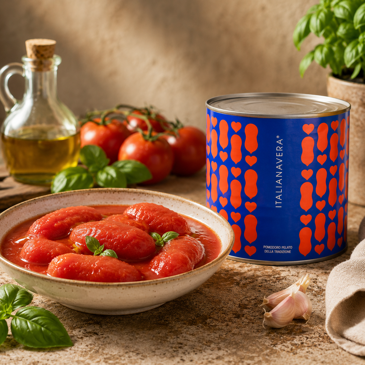 Italianavera Peeled Tomatoes 2.5kg Premium Italian Whole Tomatoes