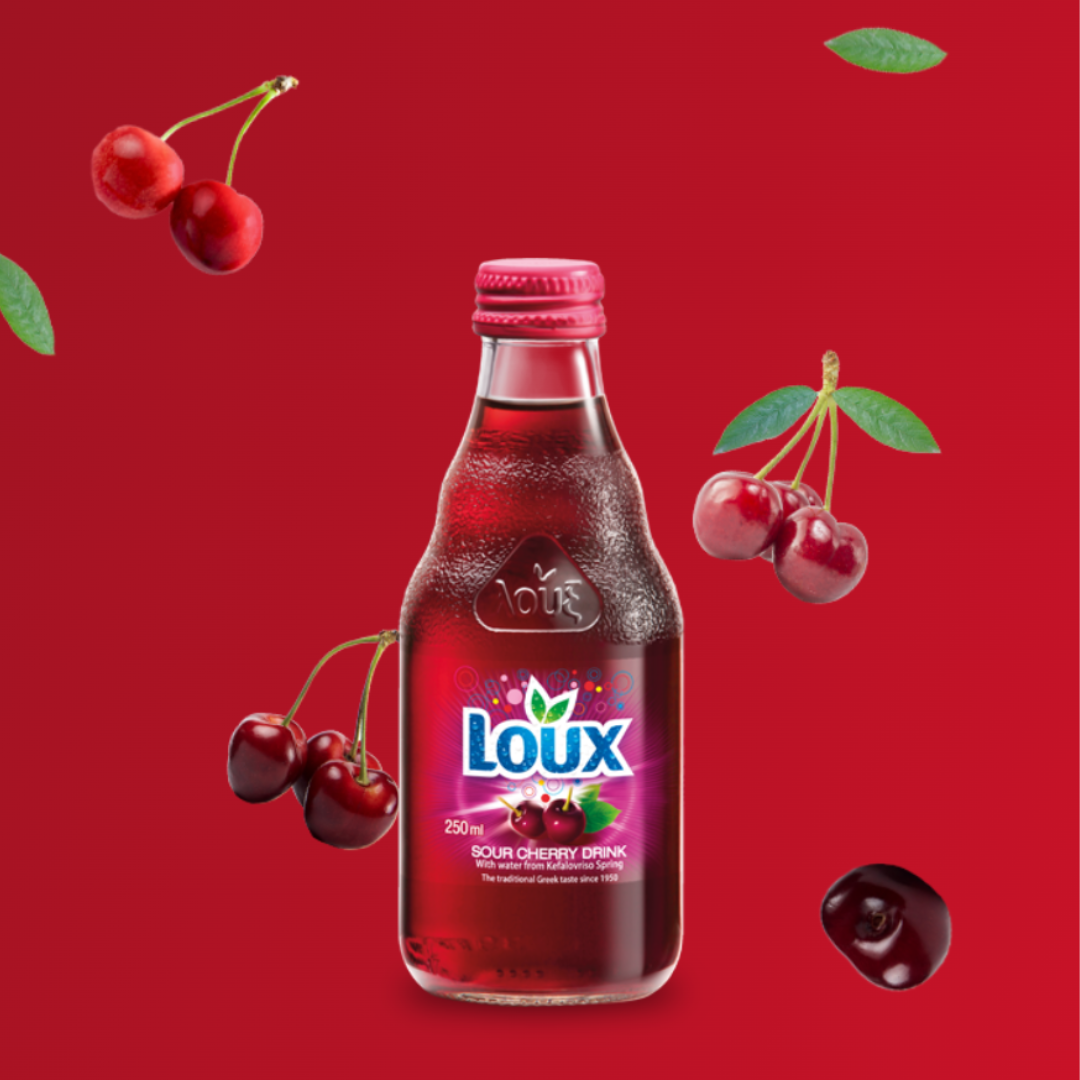 Loux Sour Cherry Soft Drink 250ml