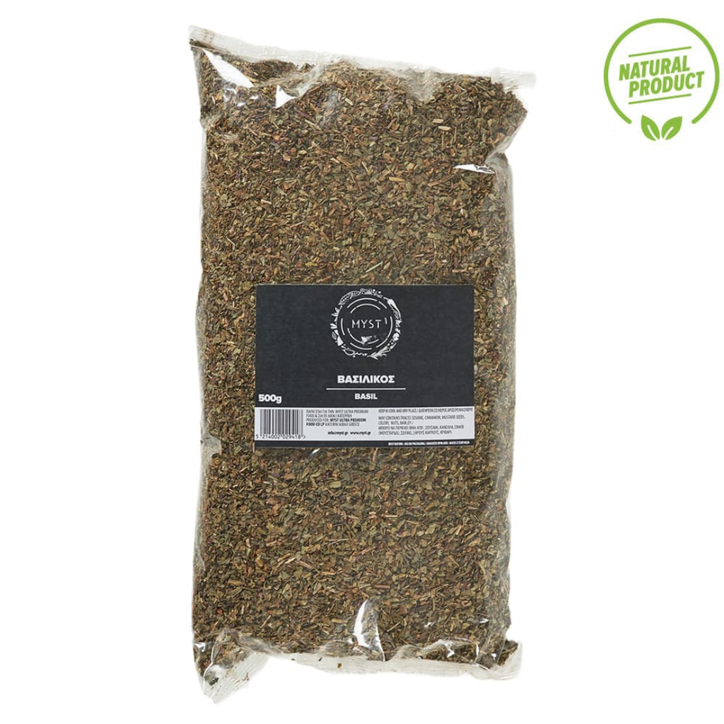 Premium Greek Dry Basil Herb 500g