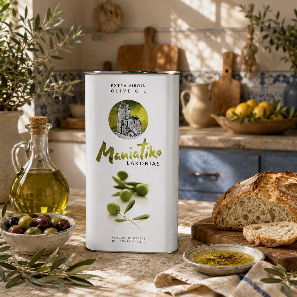 Maniatiko Lakonias 4L Extra Virgin Olive Oil