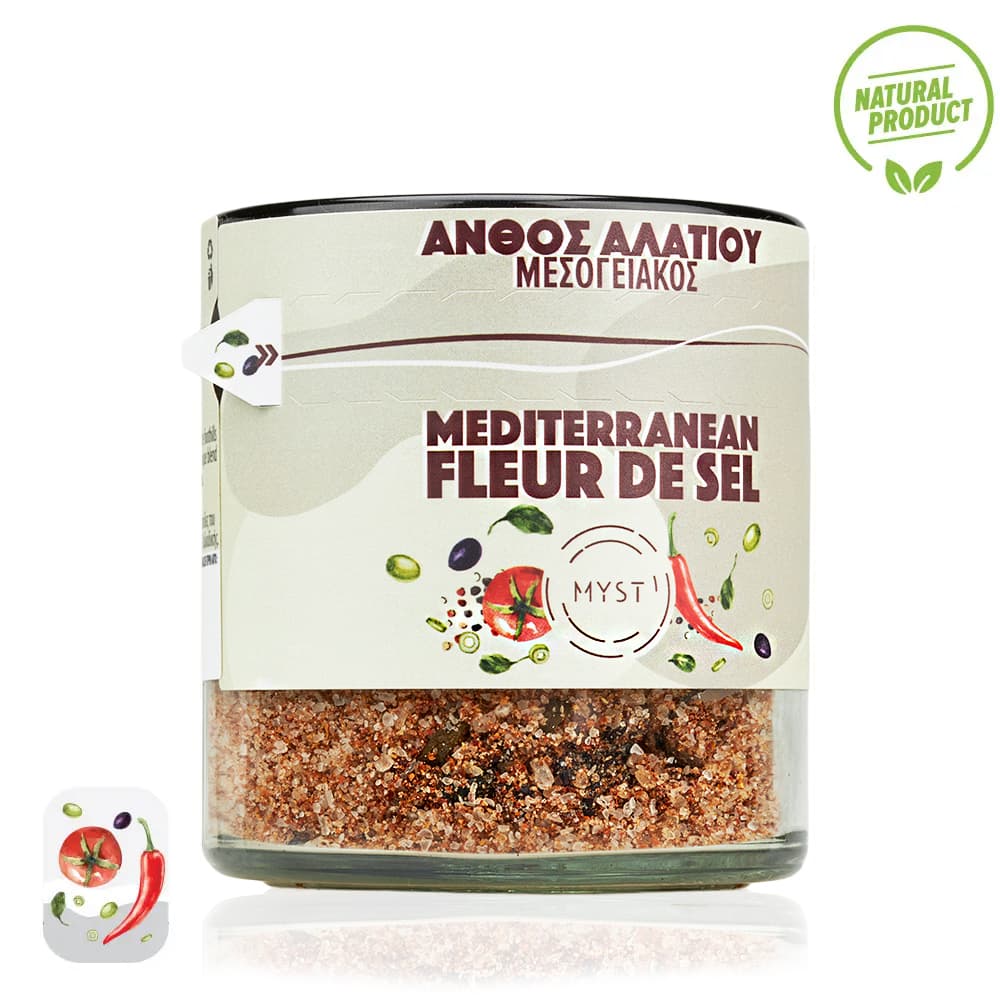Premium Fleur De Sel Mediterranean Greek Sea Salt Blossom 200g