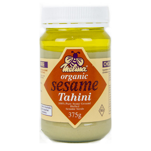 Melissa Organic Tahini 375g Premium Sesame Seed Paste