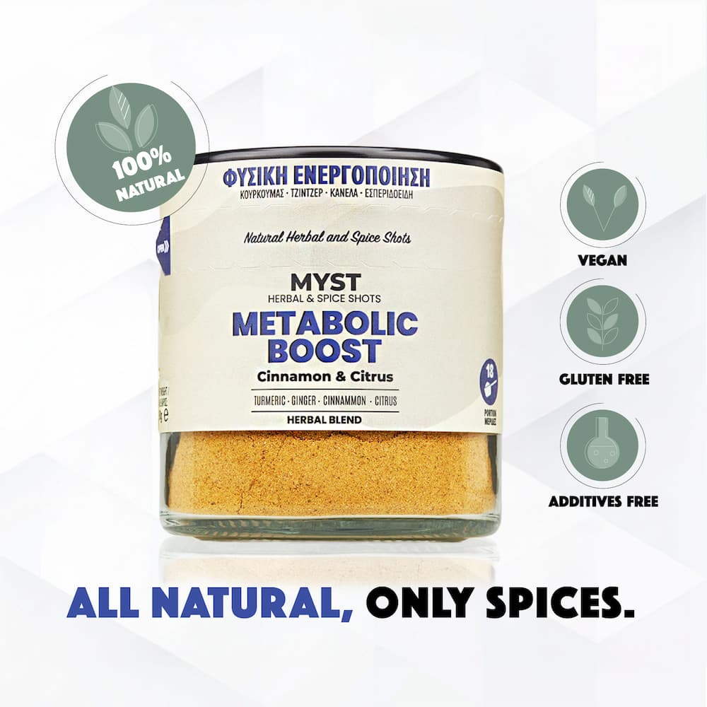 Metabolic Boost Natural Metabolism Herbal Shot 90g by MYST