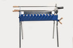 Rotisserie Classic BBQ Blue and Grill with Motor