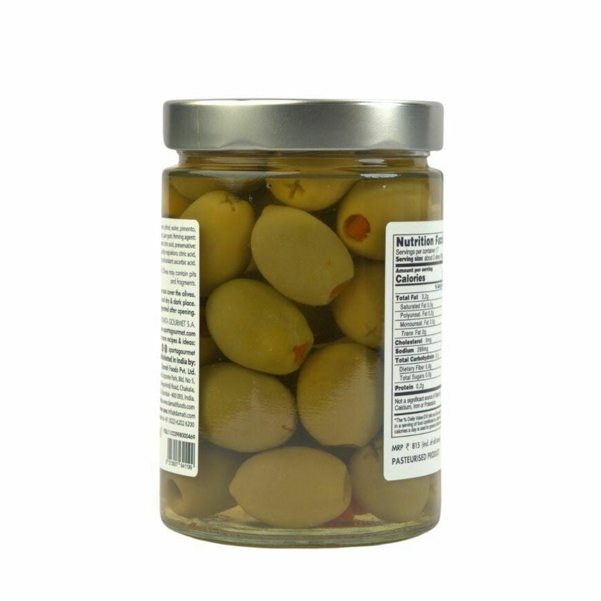 Sparta Gourmet Green Pimento Stuffed Olives - 580g