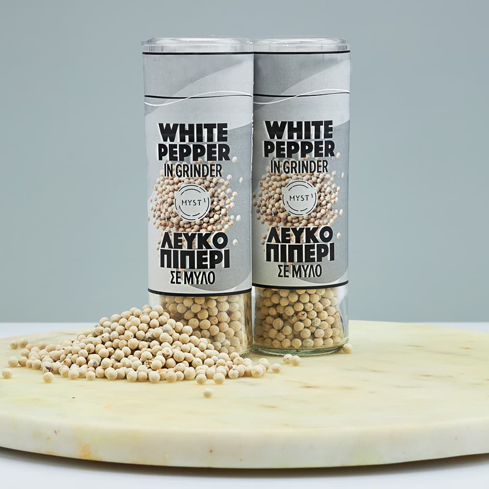 100% Pure White Pepper Grinder 60g