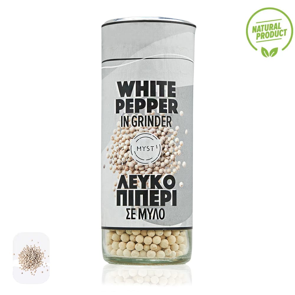 100% Pure White Pepper Grinder 60g