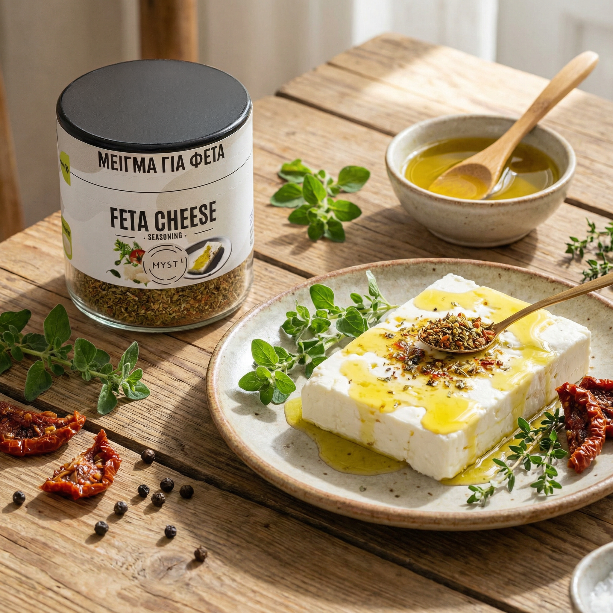 Natural Greek Feta Cheese Herb Blend - 50g