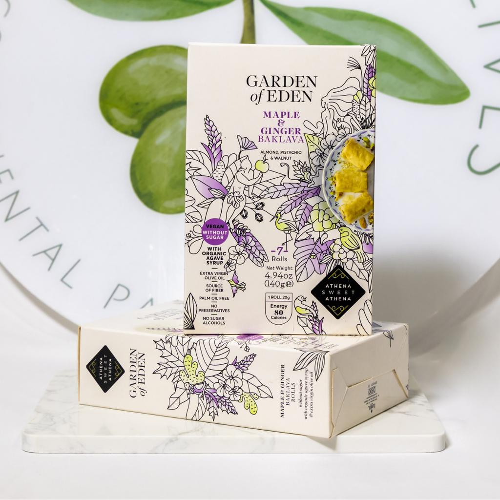 No Sugar Vanilla and Coffee Baklava - Garden of Eden