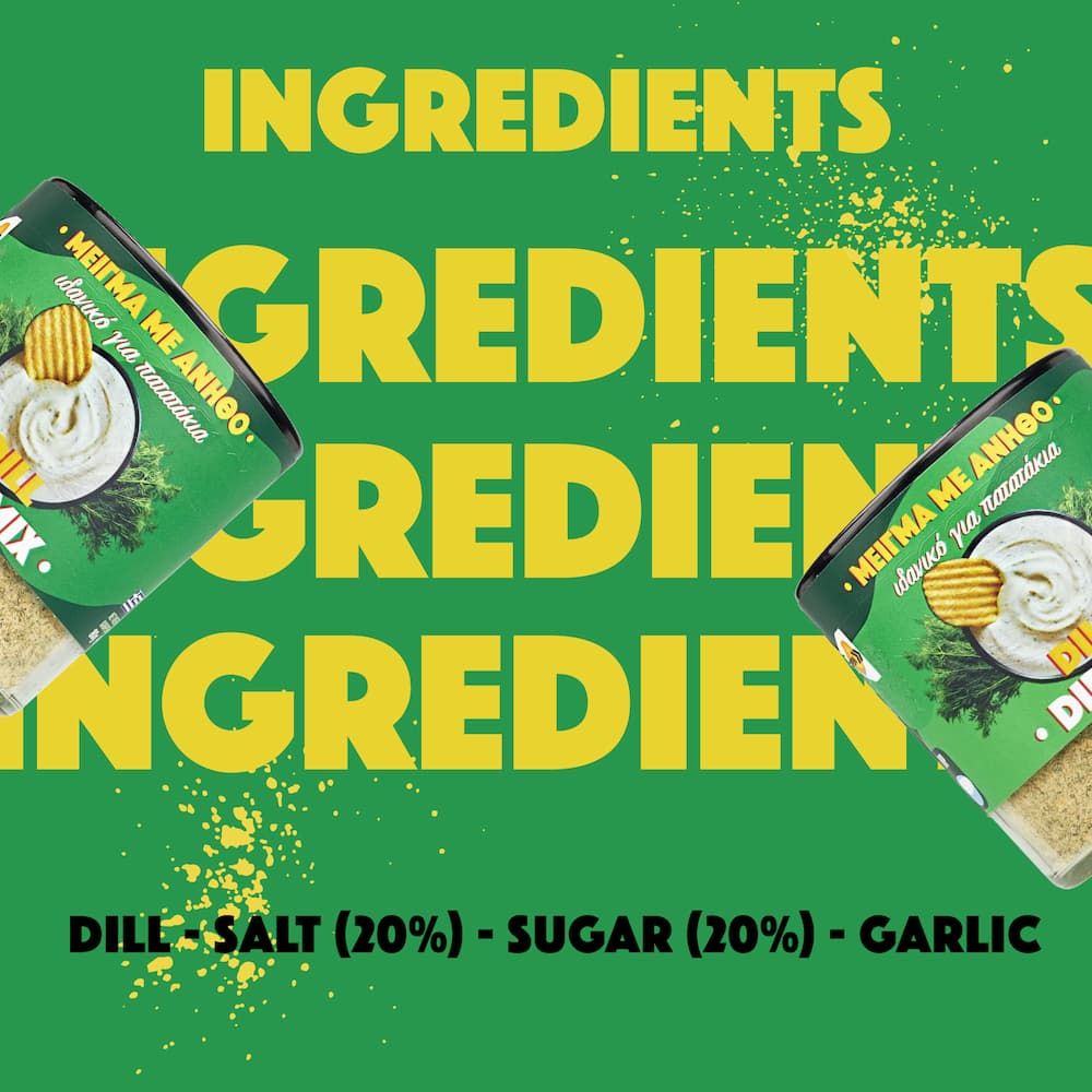 Natural Dill Dip Spice Mix- 100g