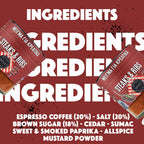 Steaks & Ribs Spice Mix Coffee Spice Rub by Chef D. Kotsivos - 100g