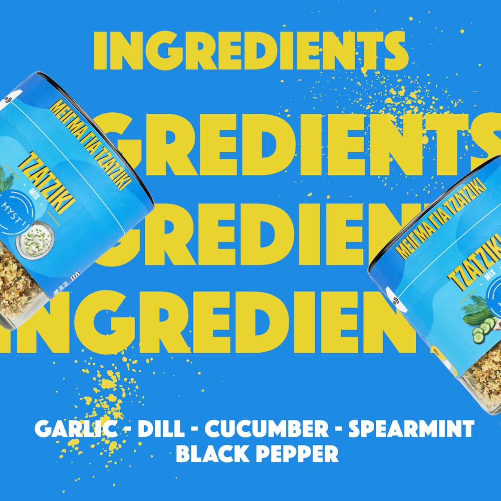 30 Second Natural Tzatziki Mix with Dill - 100g