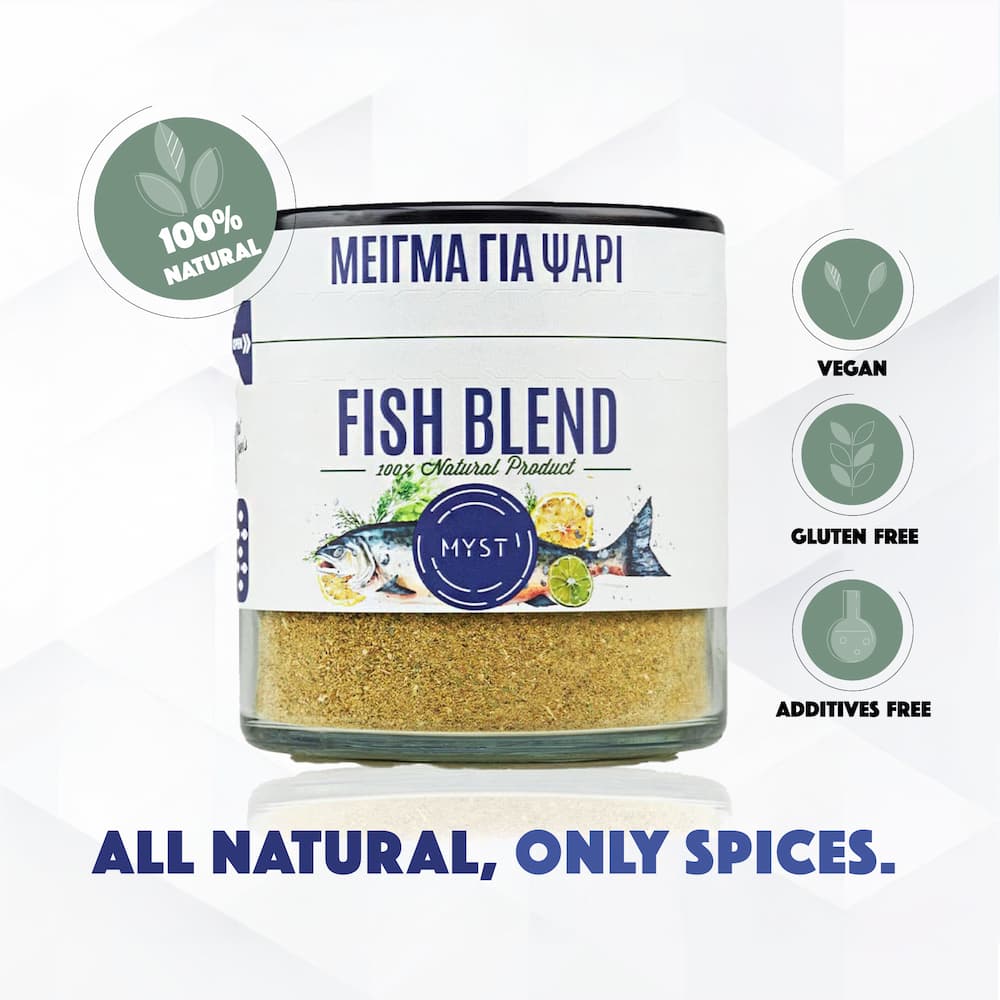 Natural Greek Fish Spice Mix - 80g