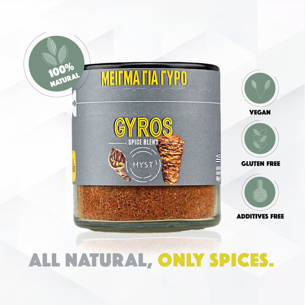Gyro Mix #1 Natural Greek Gyro Spice Blend | Authentic Greek Seasoning – Three ...