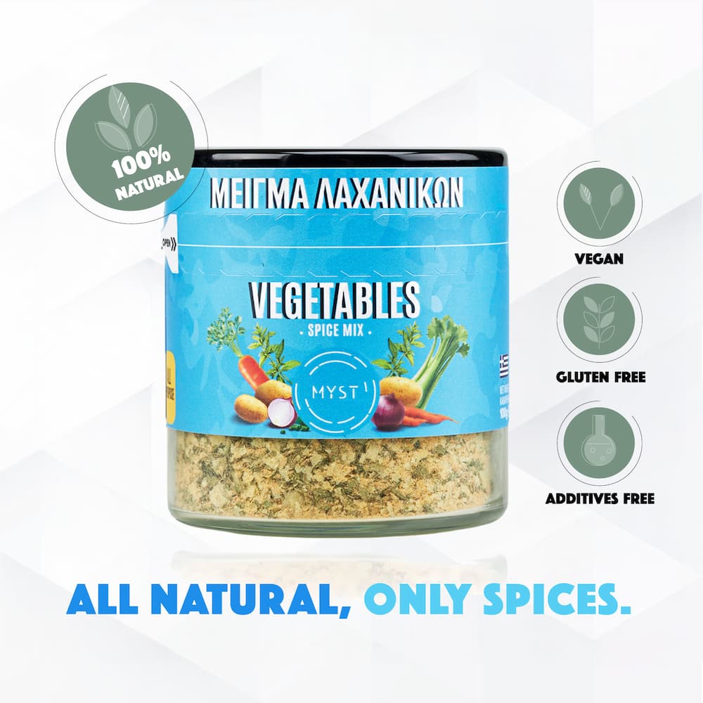 Natural Greek Tasty Vegetable Spice Mix- 100g