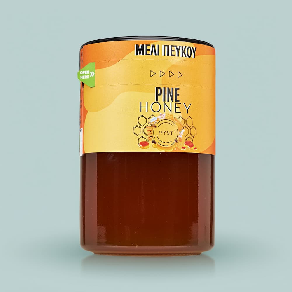 100% Natural Pine Honey Mount Olympus Greece 450g
