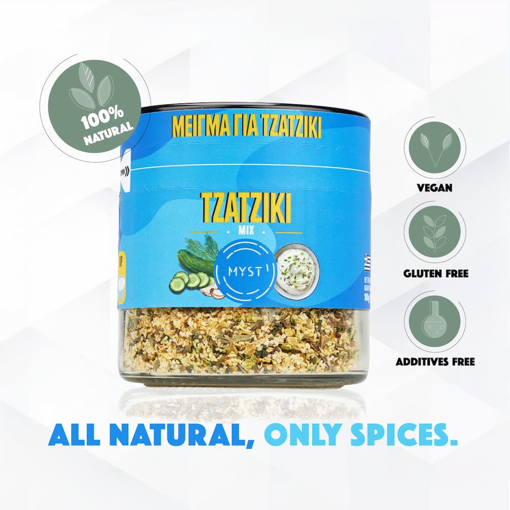 30 Second Natural Tzatziki Mix with Dill - 100g