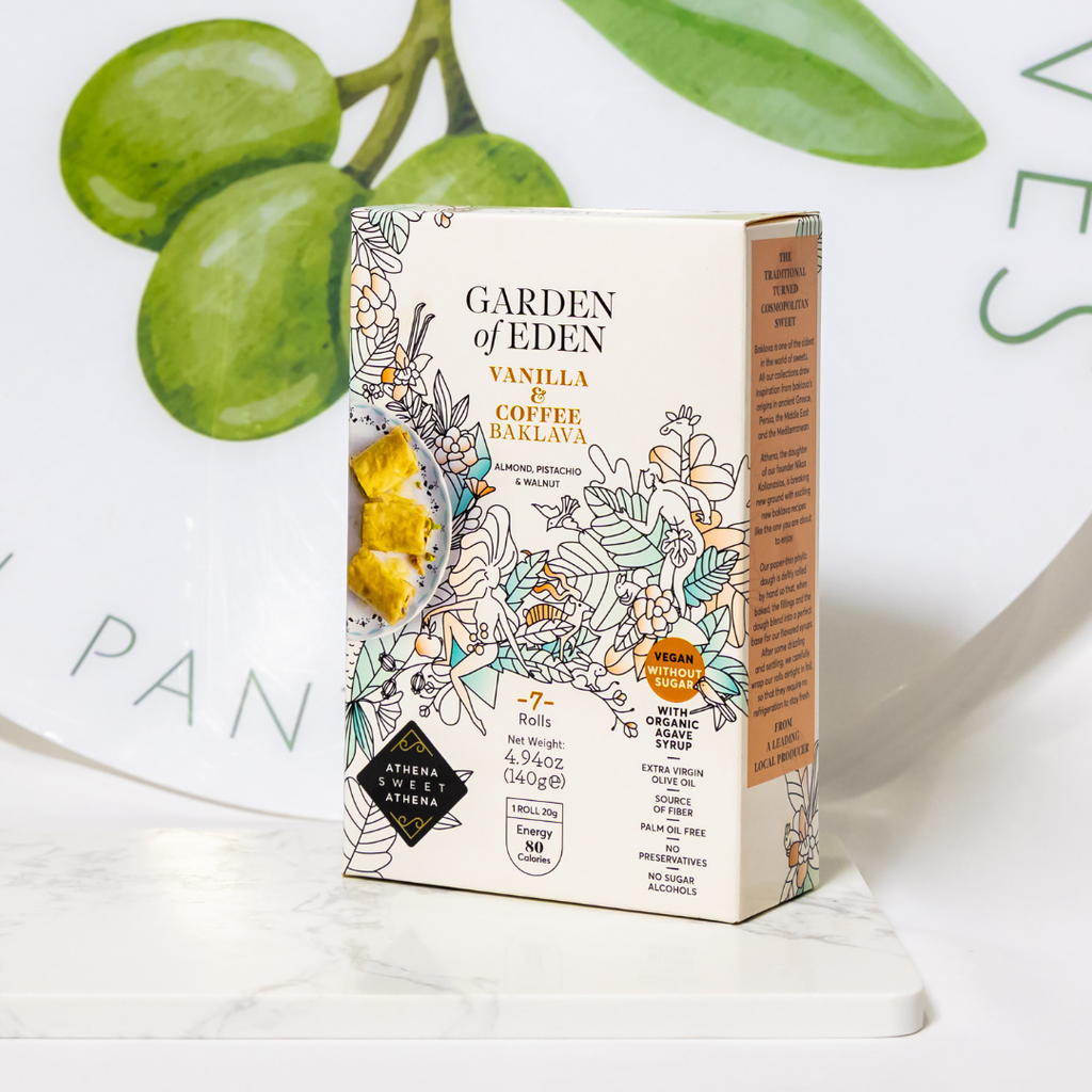 No Sugar Vanilla and Coffee Baklava - Garden of Eden
